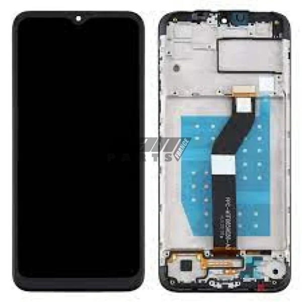 Ecran Complet Noir Moto G8 Power Lite (V2) (sans châssis)