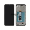 Ecran Complet Noir Moto E22 (Avec châssis)