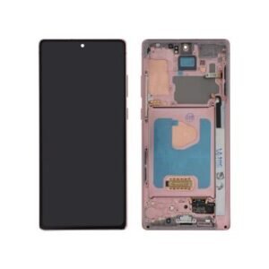 ECRAN LCD + VITRE TACTILE + CHASSIS SAMSUNG GALAXY NOTE 20 Bronze (RECONDITIONE)