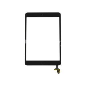 Vitre tactile iPad mini / mini 2 Noir avec Bouton Home + Autocollant