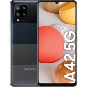 ECRAN LCD + VITRE TACTILE + CHASSIS SAMSUNG GALAXY A42 5G (A426) NOIR (ORIGINE SERVICE PACK) GH82-24375A / GH82-24376A / GH82-24376A