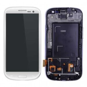 Ecran Samsung Galaxy S3 blanc Sur Chassis (In-cell)