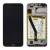 Ecran Huawei Y6 2018 Noir Sur Châssis + Batterie (Service Pack)