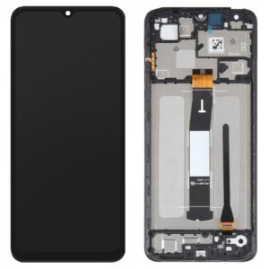 Ecran Complet  Redmi 12C Noir (Avec Châssis) Reconditionné