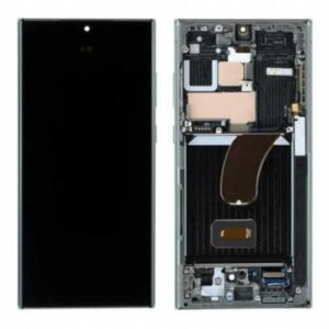 ECRAN LCD + VITRE TACTILE SAMSUNG GALAXY S23 ULTRA (Noir) Reconditionné AVEC CHASSIS