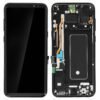 ECRAN LCD + VITRE TACTILE + CHASSIS SAMSUNG GALAXY S8 PLUS NOIR (G955) (ORIGINE SERVICE PACK) GH97-20470A