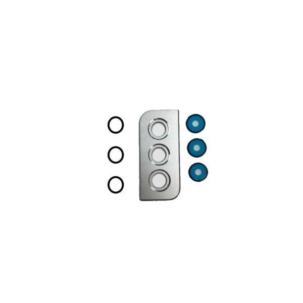 Lentille caméra arrière SAMSUNG S21 PLUS AVEC CHASSIS (GRIS)