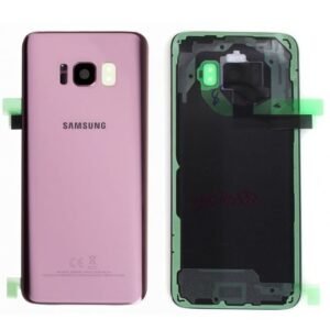 CACHE BATTERIE SAMSUNG GALAXY S8 ROSE (G950) + LENTILLE CAMERA