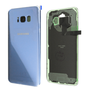 CACHE BATTERIE SAMSUNG GALAXY S8 BLUE (G950) + LENTILLE CAMERA