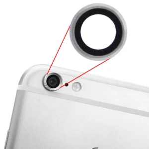 Protection Vitre Lentille Caméra Arrière IPhone 6 Plus Argent