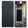 ECRAN LCD + VITRE TACTILE + CHASSIS SAMSUNG GALAXY S10 PLUS BLANC (G975F) Incell