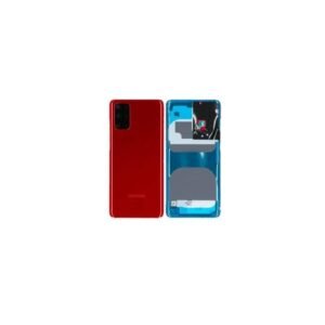 Vitre arrière Samsung Galaxy S20 Plus 4G/5G (G985/G986) Rouge(Sans Logo)