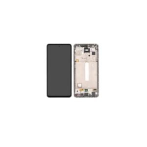 ECRAN LCD + VITRE TACTILE + CHASSIS SAMSUNG GALAXY A52S 5G (A528) NOIR OLED