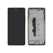 Ecran Complet Noir Redmi Note 13 5G (Avec châssis) (Reconditionne)