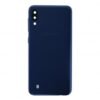 Cache Batterie + Objectif Caméra Arrière et Lunette pour Samsung Galaxy M10 Bleu (Origine Demonte)