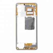 Cadre central pour Samsung Galaxy M52 5G M526 Argent (Origine)