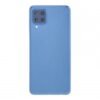 Couvercle de batterie + adhésif pour couvercle de batterie + objectif et lunette de caméra arrière pour Samsung Galaxy M22 M225 bleu (Origine Demonte)