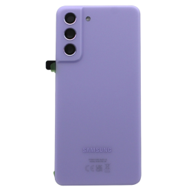 Vitre arrière Samsung Galaxy S21 FE 5G Lavende (Original Démonté)