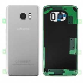 Vitre arrière Samsung Galaxy S7 Edge (G935F) Argent (Origine Demonte)(Grade A)