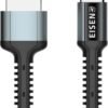 Eisenz EZ606 Câble de charge USB-C Ténacité Type C Câble Fast 2.4A - Bleu 1 mètre