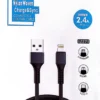 Eisen Câble de charge  3m Lightning vers USB A 2,4A avec transfert de données