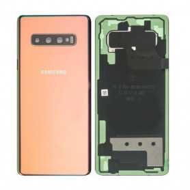 Vitre arrière Samsung Galaxy S10 Plus (G975F)Jaune ( Origine Demonte )