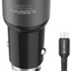 Chargeur de voiture Xssive C30M Duo + câble micro 3,6 A - Noir