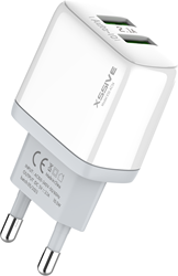 Adaptateur USB Xssive Duo XSS-AC54 – Blanc