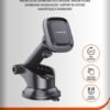Support magnétique pour tableau de bord Xssive  - Noir