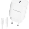 Chargeur rapide Xssive PD 20 W + câble CC XSS-AC65NW - Blanc