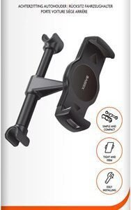 Support de siège arrière pour voiture XSS-BSH1 – Noir