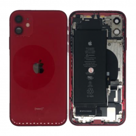 Châssis Complet iPhone 11 Rouge – Connecteur de Charge + Batterie (Origine Demonté) Grade A