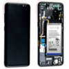 Ecran Samsung Galaxy S8 (G950F) Noir + Châssis (Original Démonté) - Grade A