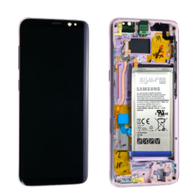 Ecran Samsung Galaxy S8 (G950F) Violet + Châssis + Batterie (Original Démonté) – Grade A