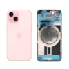Vitre Cache Arrière iPhone 15 Rose (Origine Demonté) - Grade A