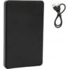 Boîtier Disque Dur Externe USB 2.0 pour Ordinateur Portable 2.5 Pouces - Noir