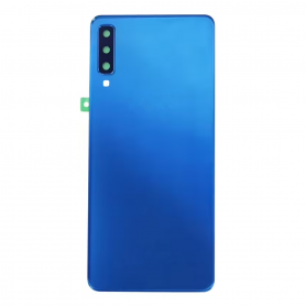 Vitre arrière Samsung Galaxy A7 2018 (A750F) Bleu (Sans Logo)