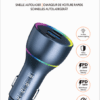 Xssive 130W PD+QC3.0 Fast Car Charger XSS-CC44 - Noir