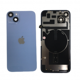 Vitre Cache Arrière iPhone 14 Bleu (Origine Demonté)