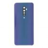 Couvercle de batterie avec adhésif OPPO Reno2 Bleu sans logo HQ