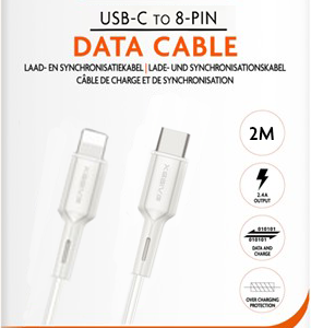 Xssive USB-C vers Lightning 2m Blanc