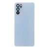 Couvercle De Batterie+Adhésif de Couvercle De Batterie+Objectif de Caméra Arrière et Lunette OPPO Reno6 5G CPH2251 Blue Original