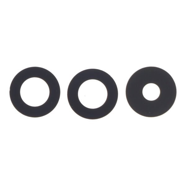 Objectif De Caméra Arrière OPPO Reno6 4G Noir Original (3 pièces dans un ensemble)