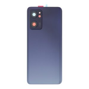 Couvercle de batterie + adhésif de couvercle de batterie + objectif de caméra arrière et lunette Oppo Reno7 5G CPH2371 Noir (Origine)