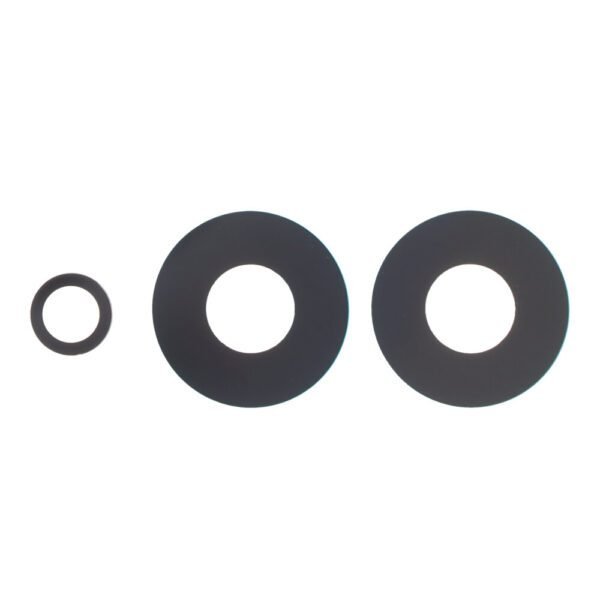 Objectif de caméra arrière Oppo Reno7 Lite 5G CPH2343 Noir HQ 3 pièces dans un ensemble