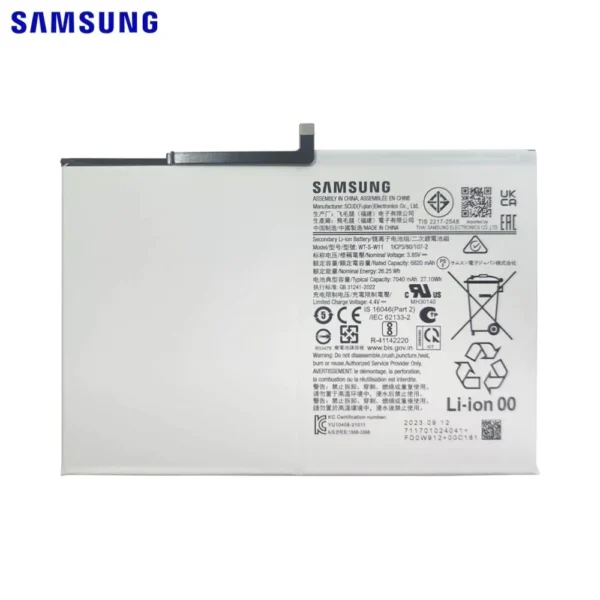 Batterie Galaxy Tab A9+ (X210/X215/X216)