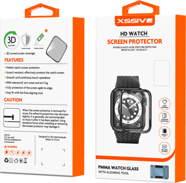 Verre de montre Xssive PMMA pour Apple iWatch S9 45mm