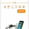 Lot de 5 verres trempés pour iPhone 16 Pro Max – Pack blanc