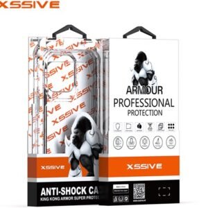 Coque Arrière Anti-Shock Xssive Pour iPhone 16 – Transparente