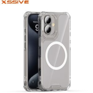 Coque Anti-Shock Case Xssive Compatible Avec Magsafe iPhone 16 Pro Max – Transparente